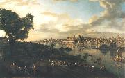 Bernardo Bellotto View of Warsaw from Praga oil painting